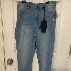 Kendall + Kylie The Sultry Ultra High Light Blue Skinny Jeans